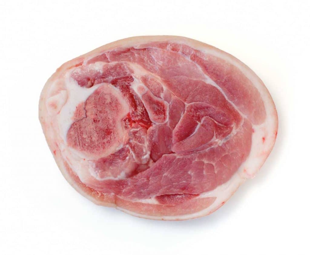 Baklägg skivad av Gris