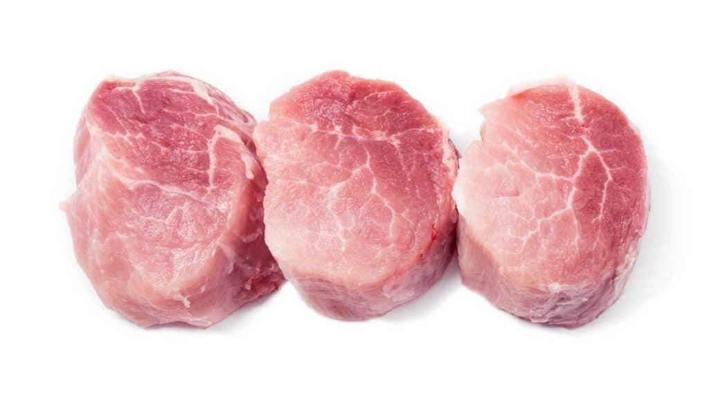 Skinka medaljonger av Gris