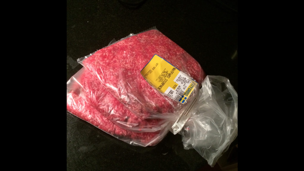 Köttfärs paket