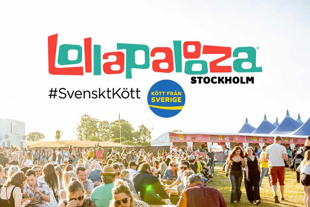 Lollapalooza satsar på svenskt kött
