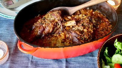 Cassoulet med lammlägg