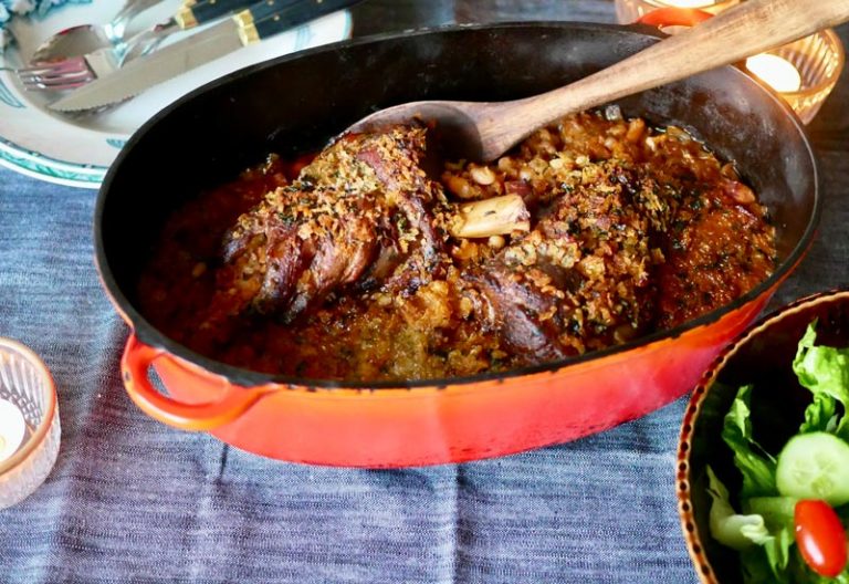 Cassoulet med lammlägg